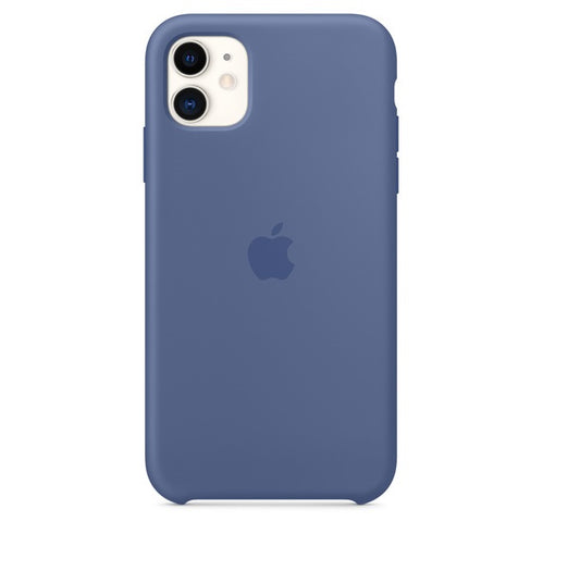 Blue Silicone Case for Apple iphone 11