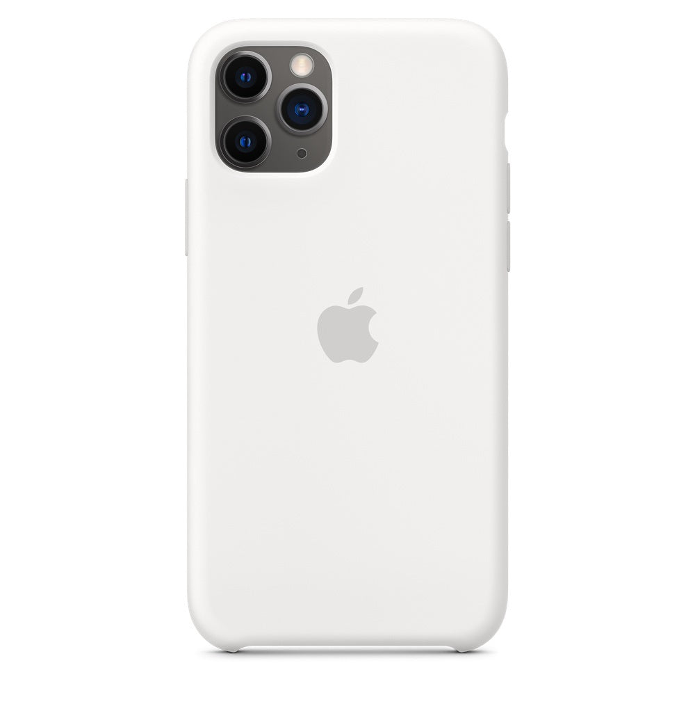 White Silicone Case for Apple iphone 11 Pro