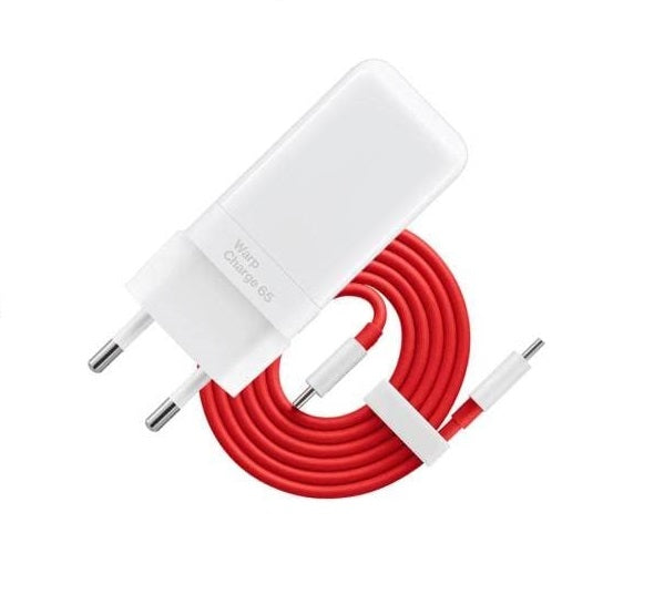 Oneplus 65W Warp Charge Super Fast Charger With C To C Data Cable